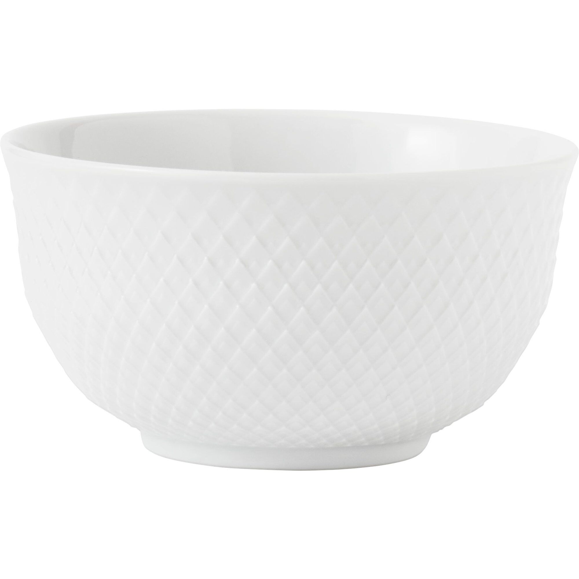 Rhombe Skål Hvid 11 Cm