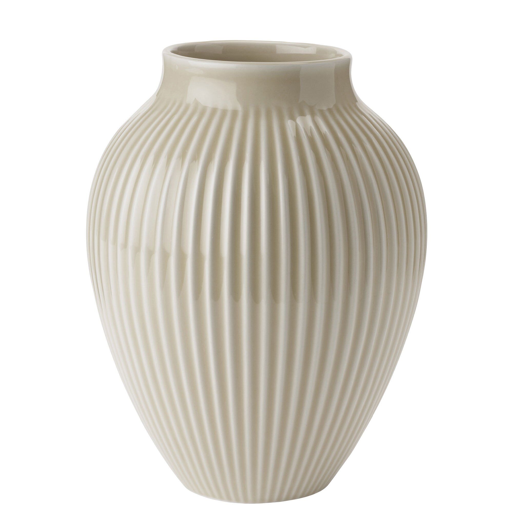 Ripple Vase 20 Cm Sand
