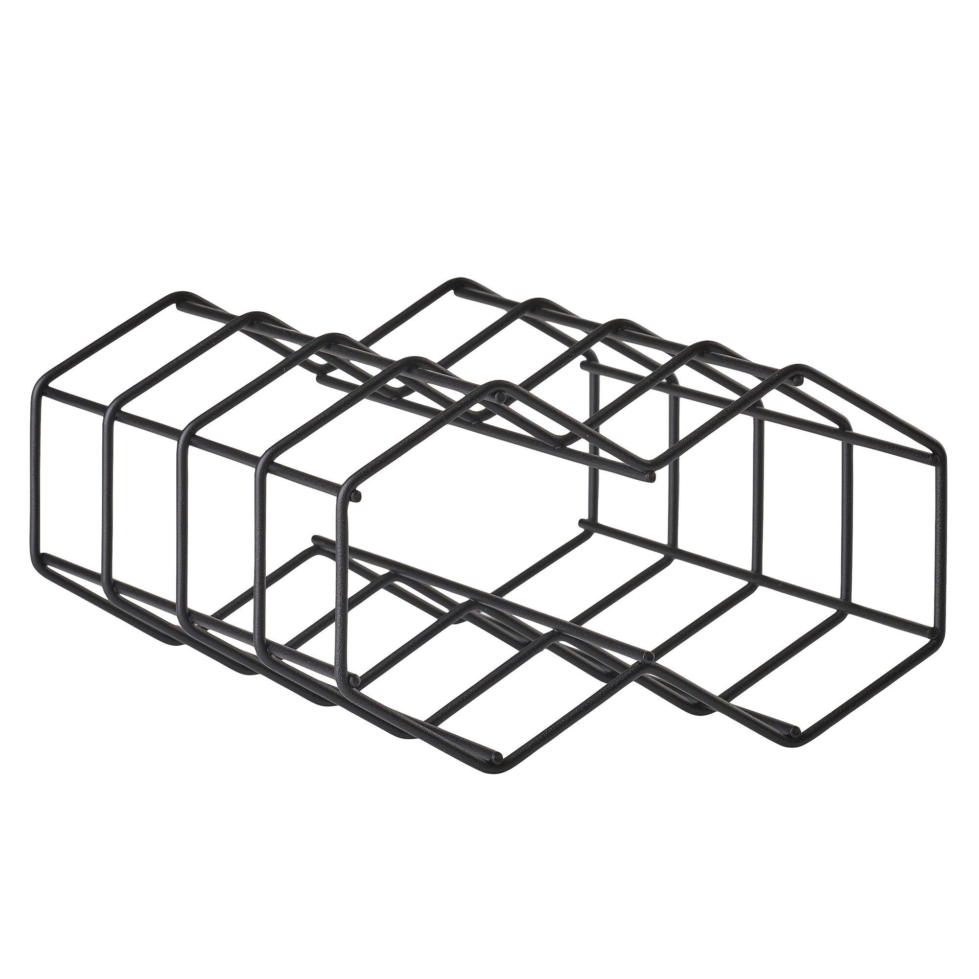 Rocks Vinholder 19 Cm Sort