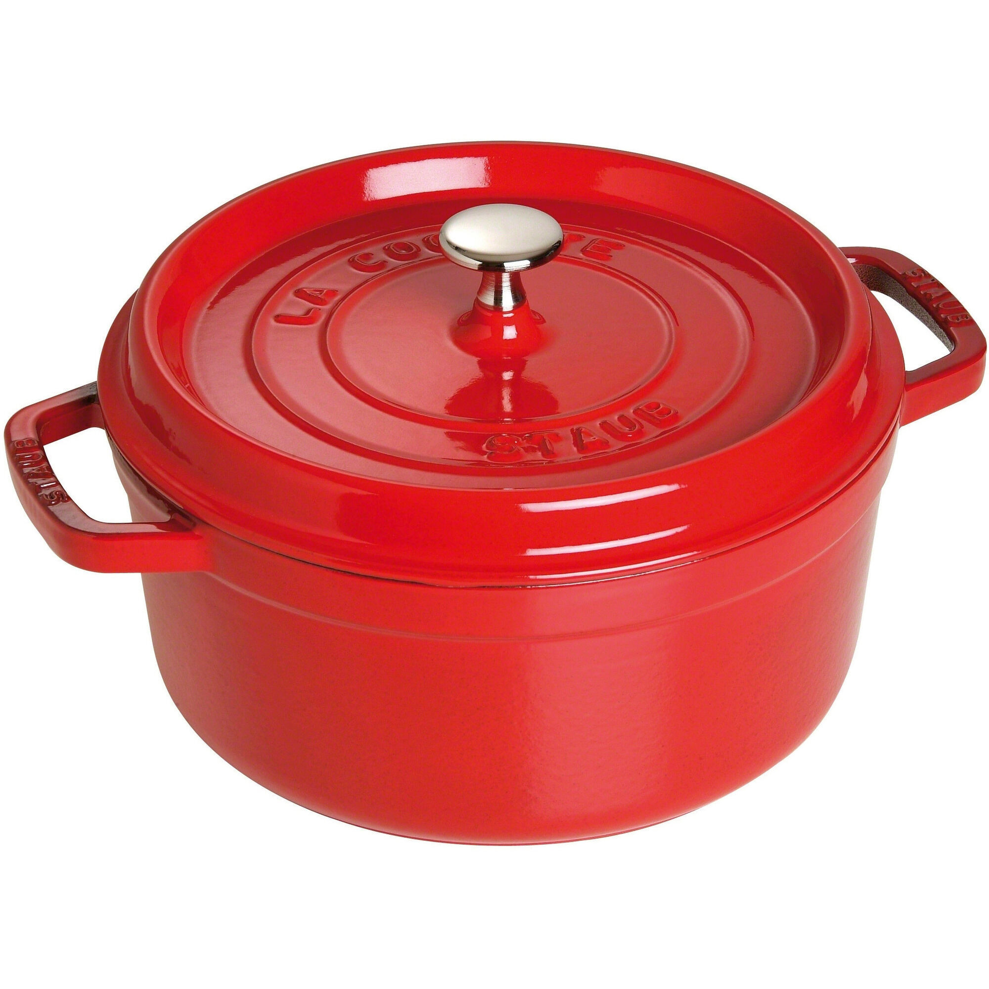 Rund Gryde 26 Cm Liter Rød