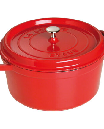 Rund Gryde 28 Cm     Liter Rød