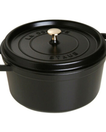 Rund Gryde 30 Cm   35 Liter Sort