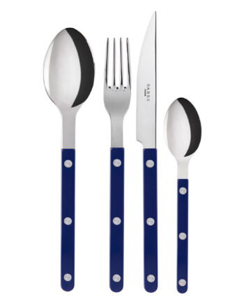 Sabre Bistrot Solid Bestiksæt   Dele  Marineblå