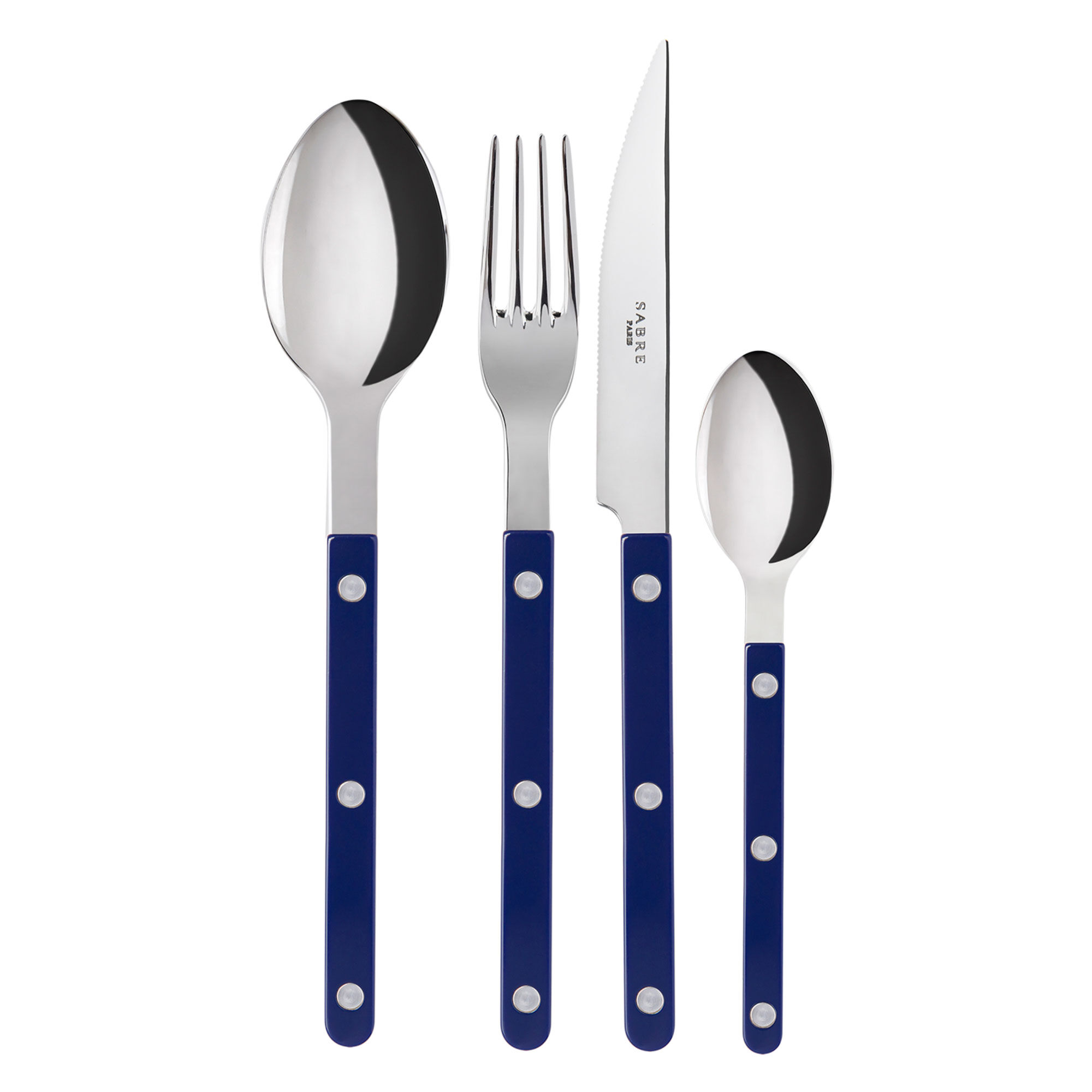 Sabre Bistrot Solid Bestiksæt Dele Marineblå