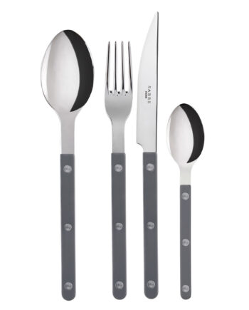 Sabre Bistrot Solid Bestiksæt   Dele  Mørkegrå