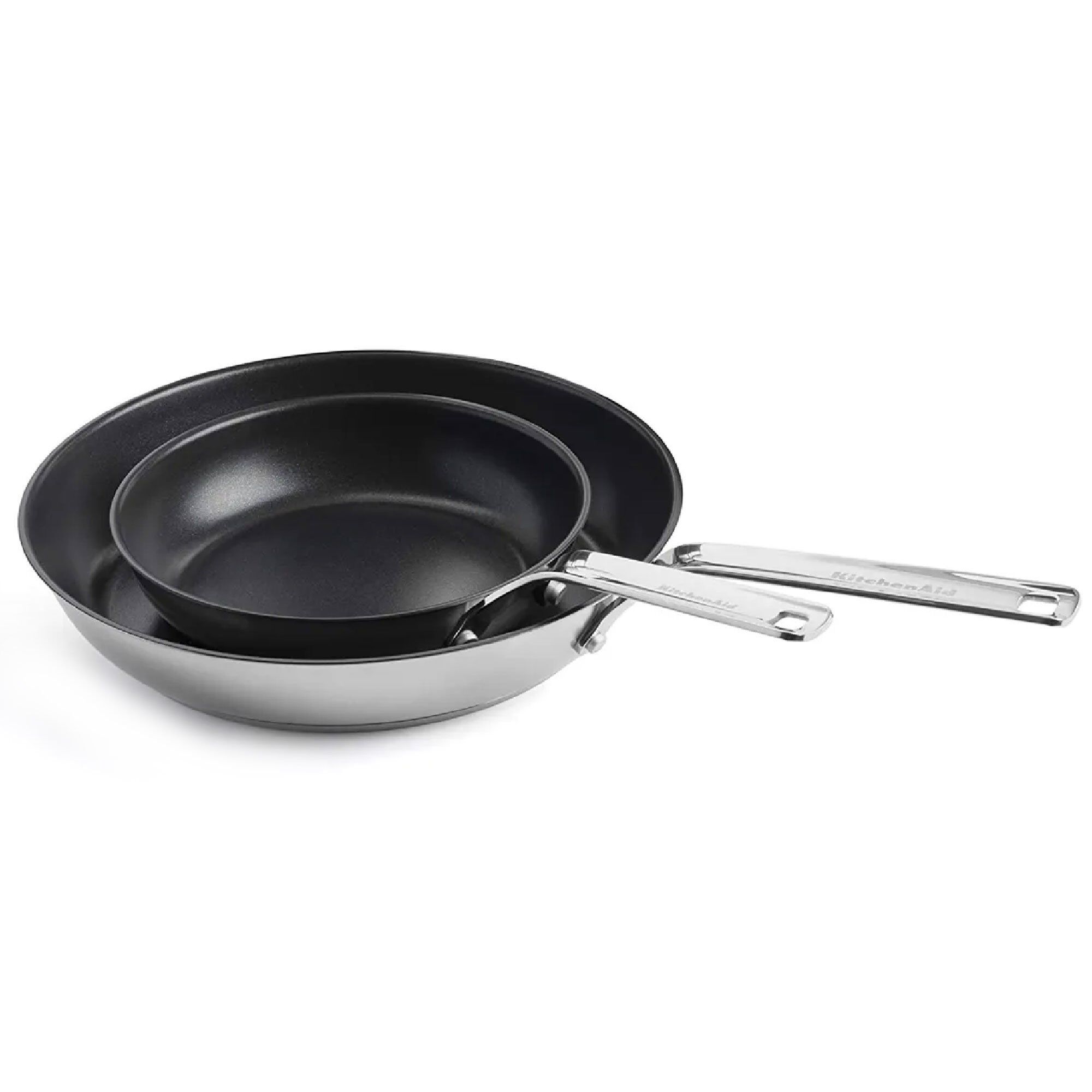 Sæt Med Stegepander 20 Cm 28 Cm Rustfrit Stål