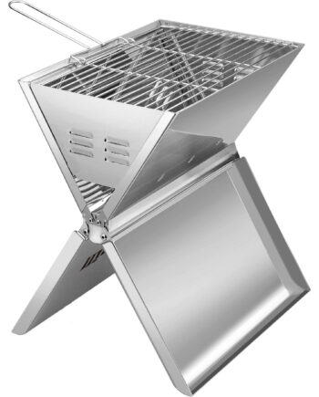 Sammenklappelig Grill 36   26 Cm  Rustfrit Stål