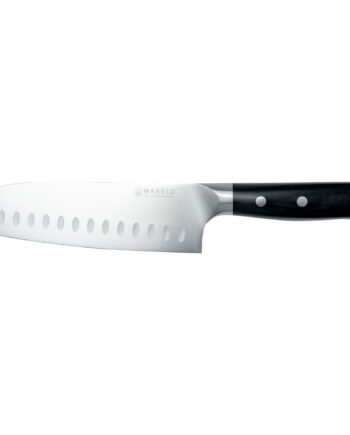 Santokukniv 18 Cm  Sort