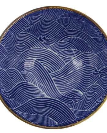 Seigaiha Blue Skål 750 Ml