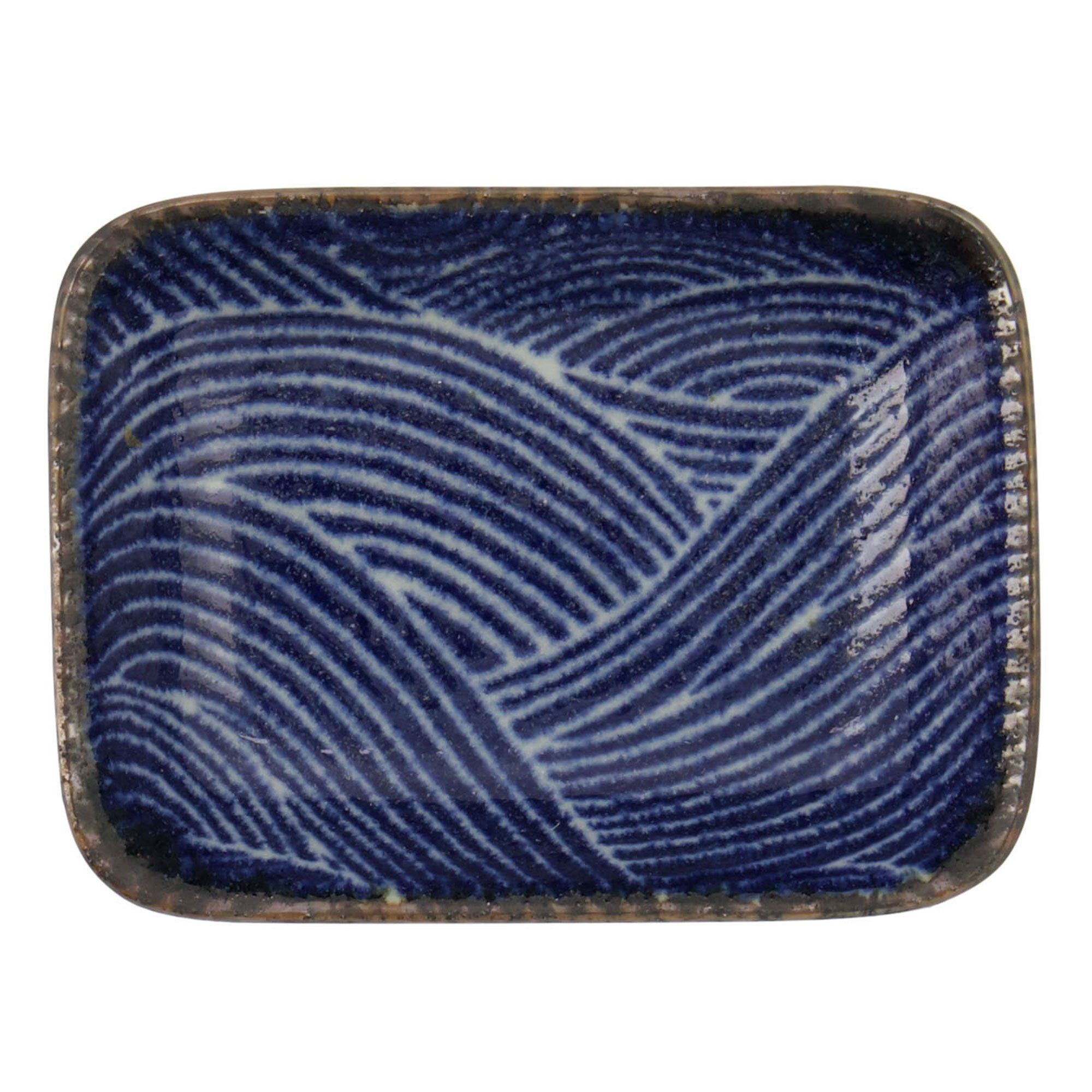 Seigaiha Blue Tallerken Cm Choku