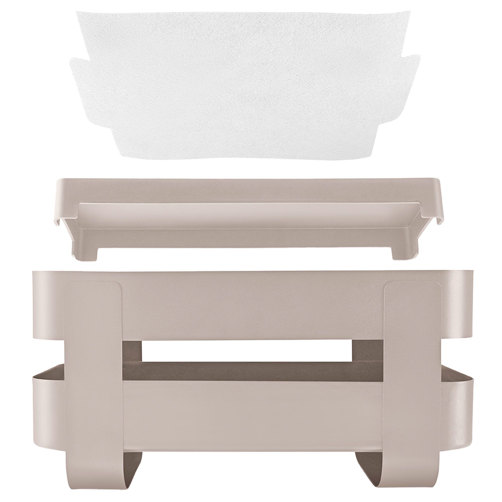 Selvvandende Herb Organiser Stål Sand