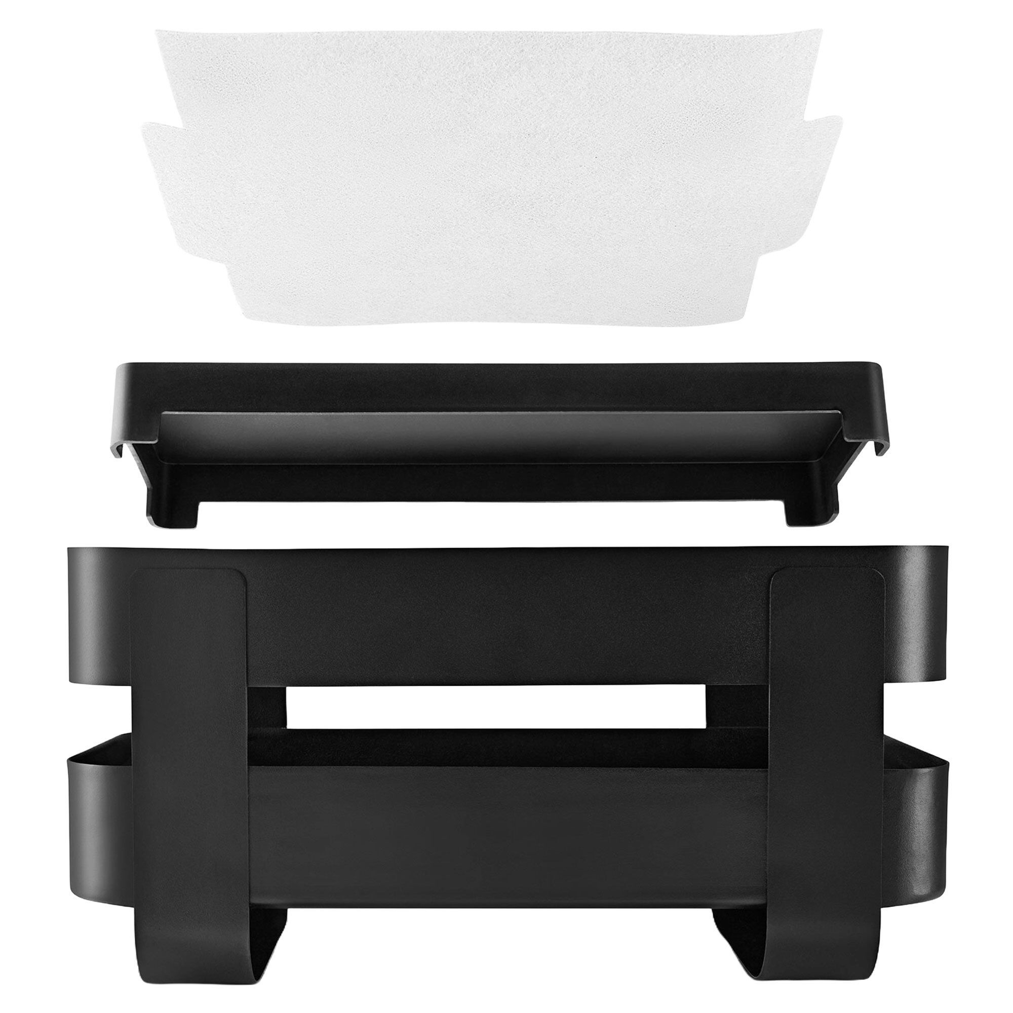 Selvvandende Herb Organiser Stål Sort