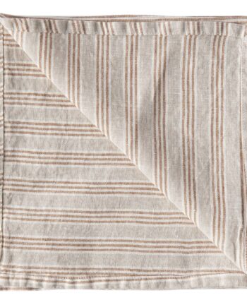 Serviet 45   45 Cm  Hazelnut Stripe
