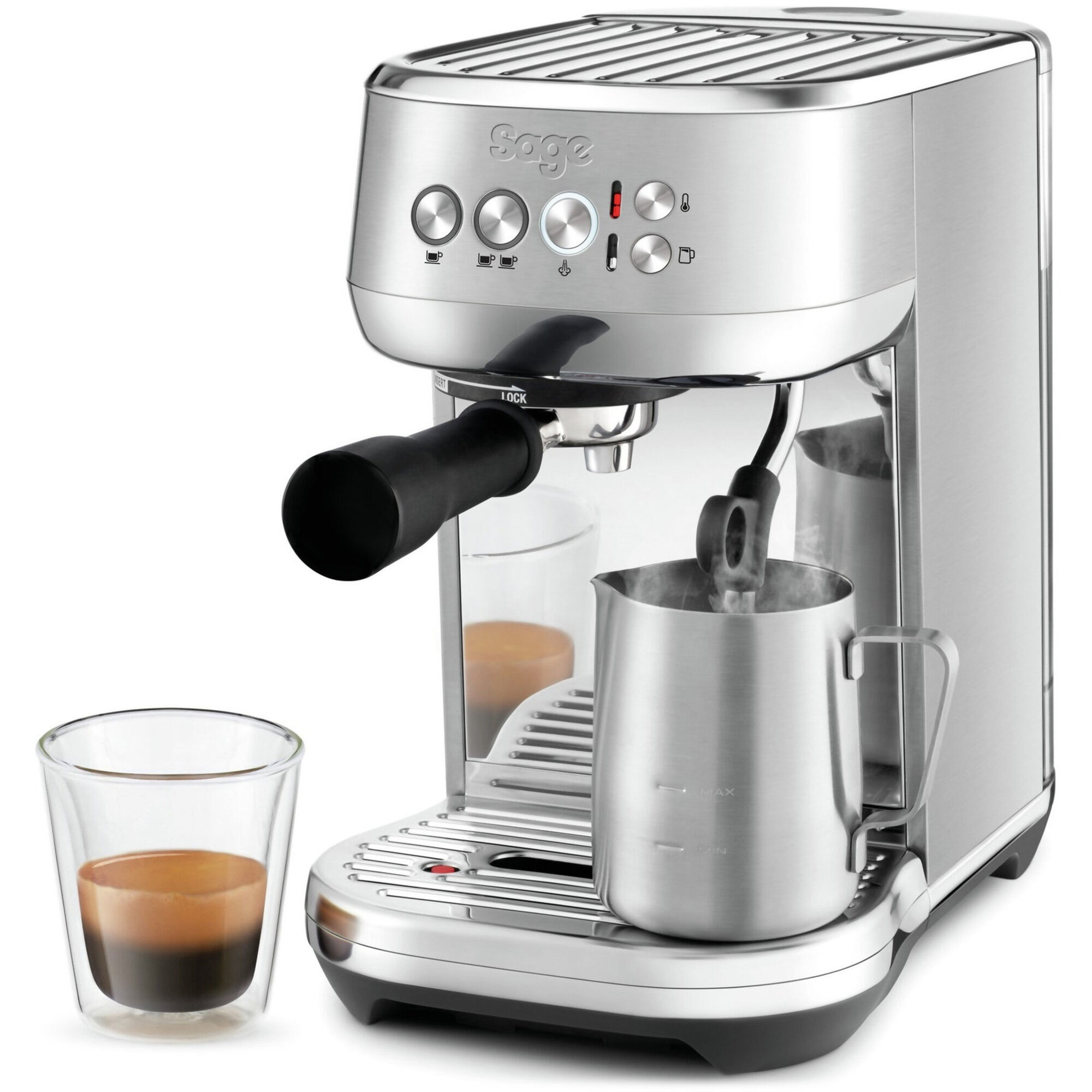 Ses500sst The Bambino Plus Espressomaskine Rustfri Stål