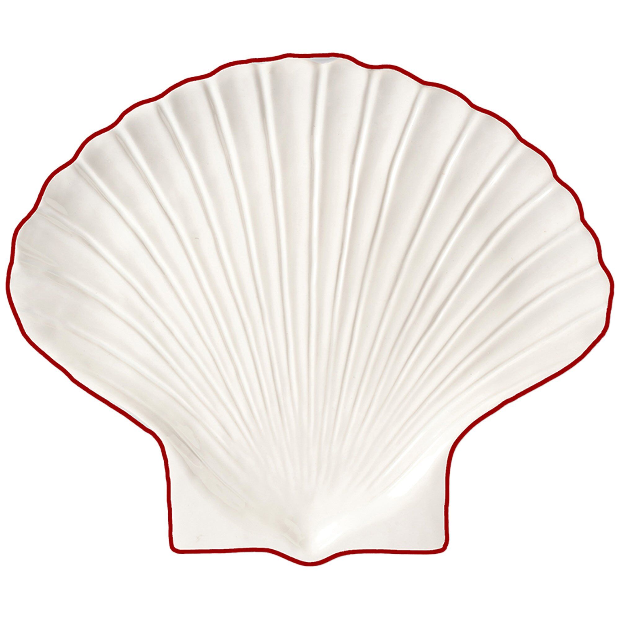 Shell Line Asiet 16x13 Cm