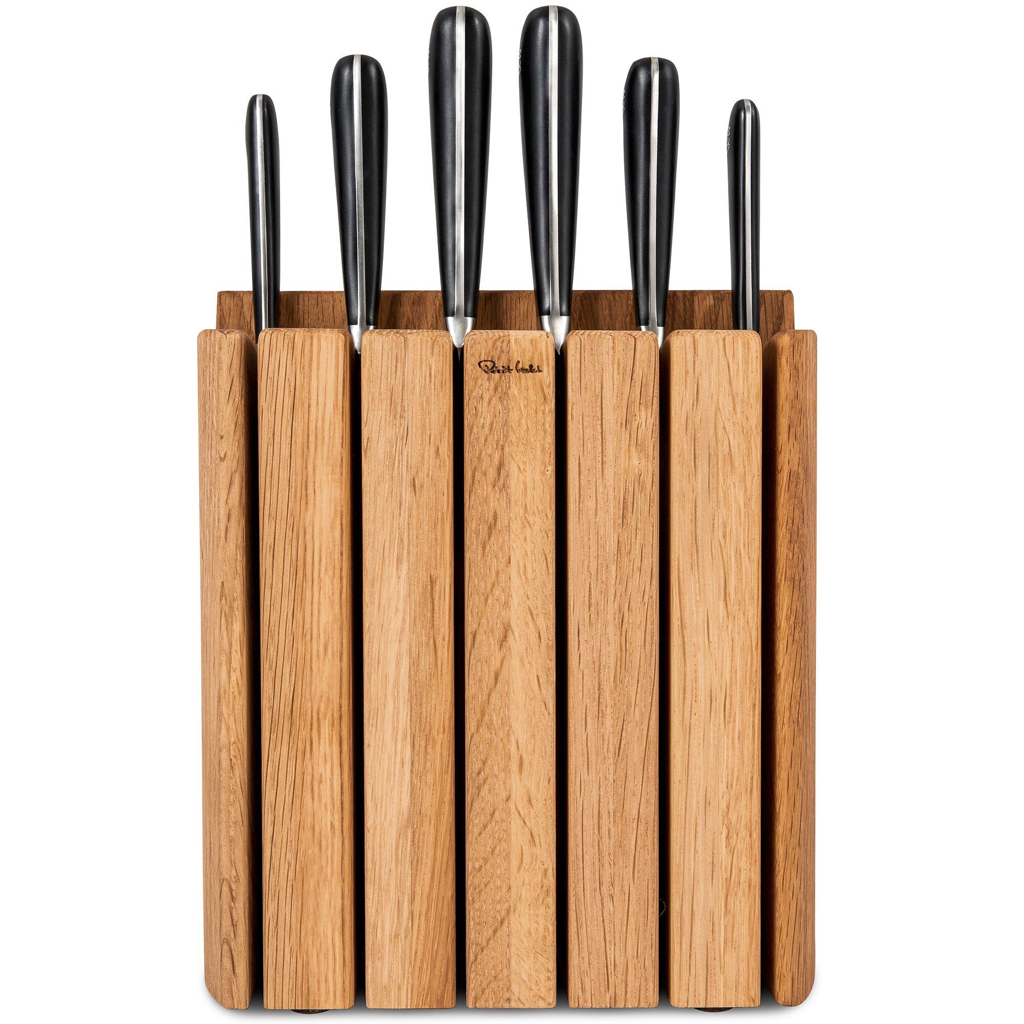 Signature Book Oak Knivblok Med Knive