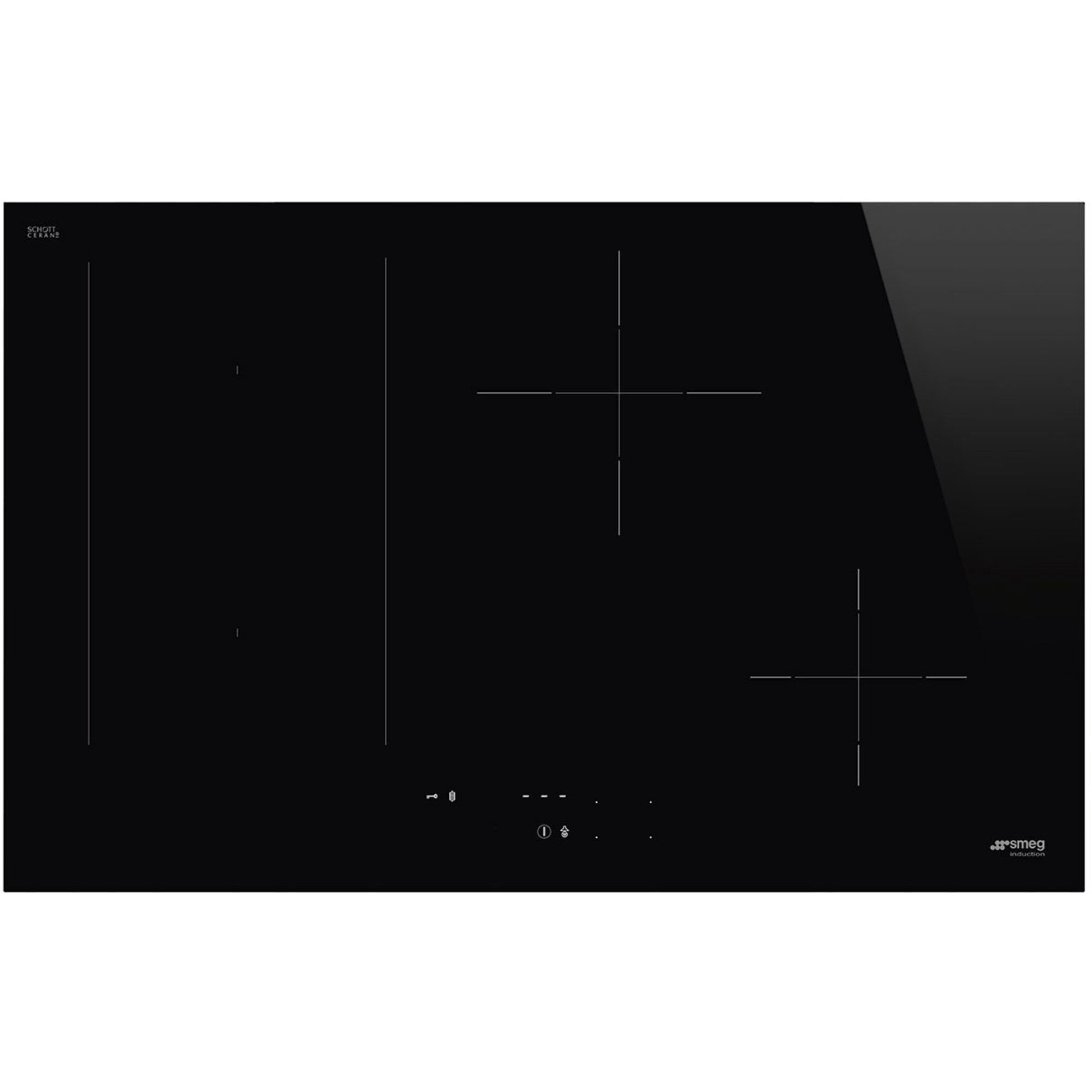 Sim3844d Indbygget Kogeplade 80 Cm Sort