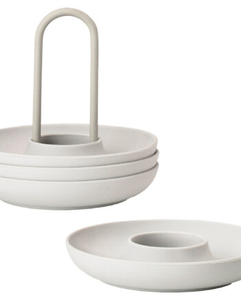 Singles æggebæger Med Holder Warm Grey