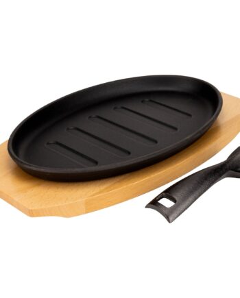 Sizzle Støbejernspande  Bordskåner   Træ