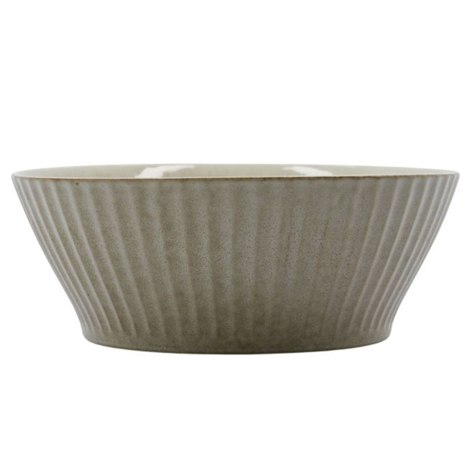 Skål Pleat ø19 Cm Grå Brun