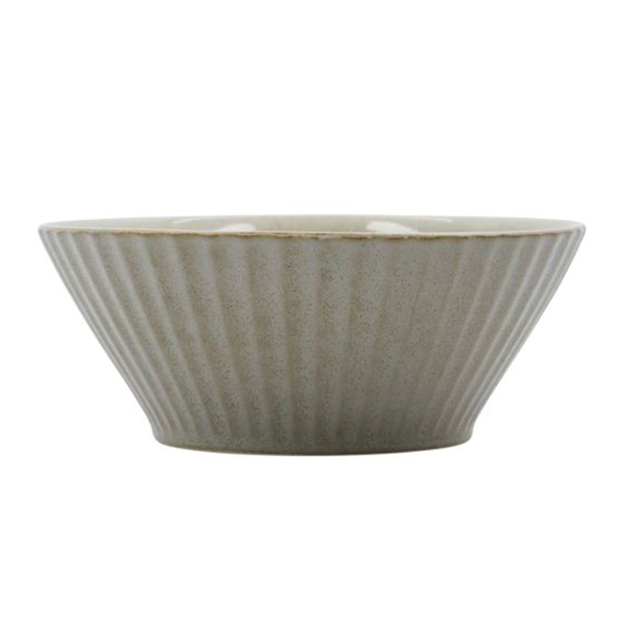 Skål Pleat ø15 Cm Grå Brun