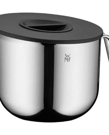 Skål Til Håndmixer   5l 18   Cm Med Stænkskærm  Rustfrit Stål