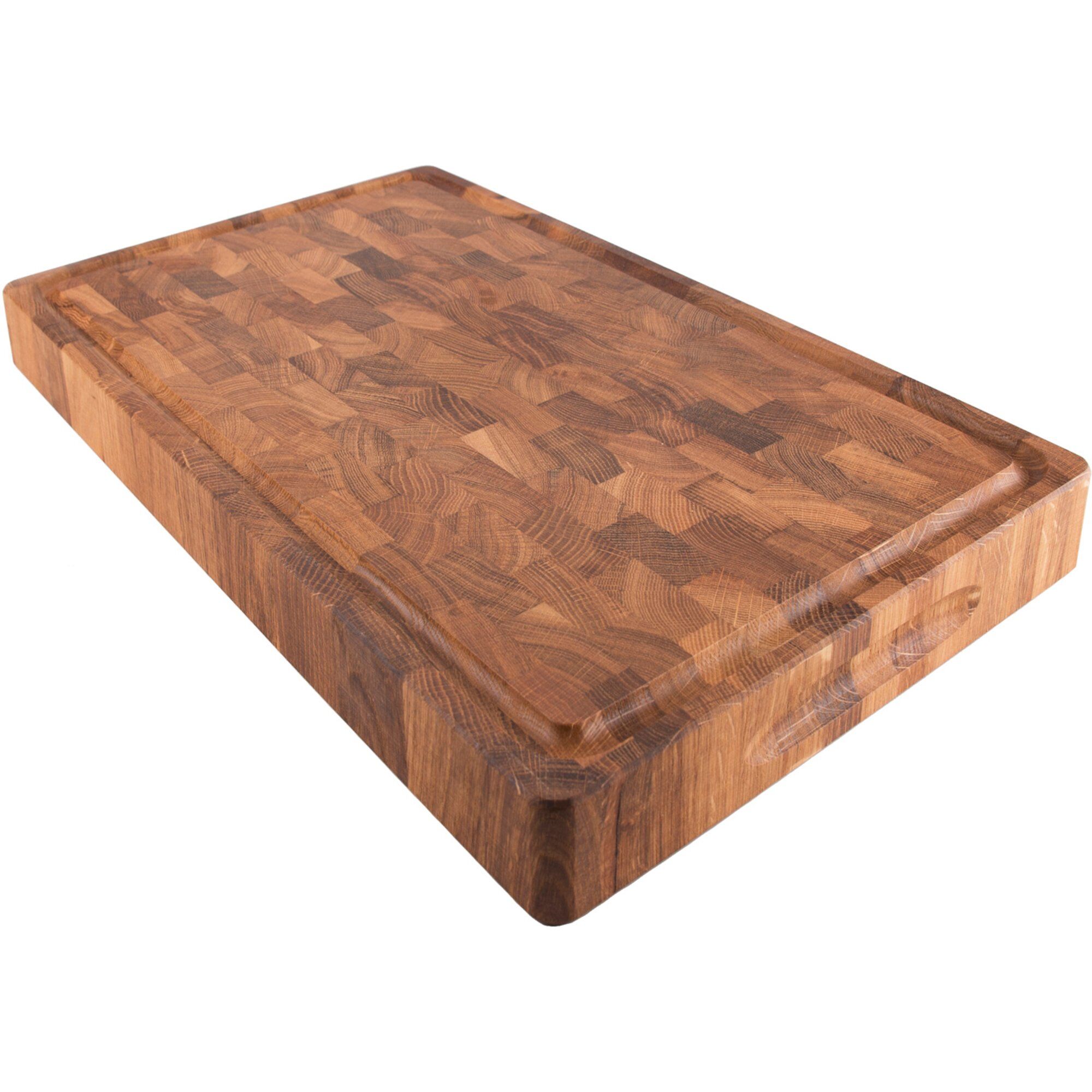 Skærebræt Eg Med Rille 30x20x3 Cm