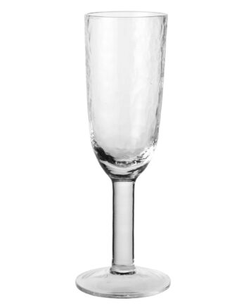 Slået Champagneglas  Klart