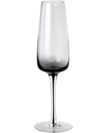 39 Smoke 39  Mundblæst Champagneglas