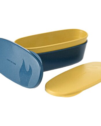 Snapbox Oval  Musty Yellow   Hazy Blue   -pak