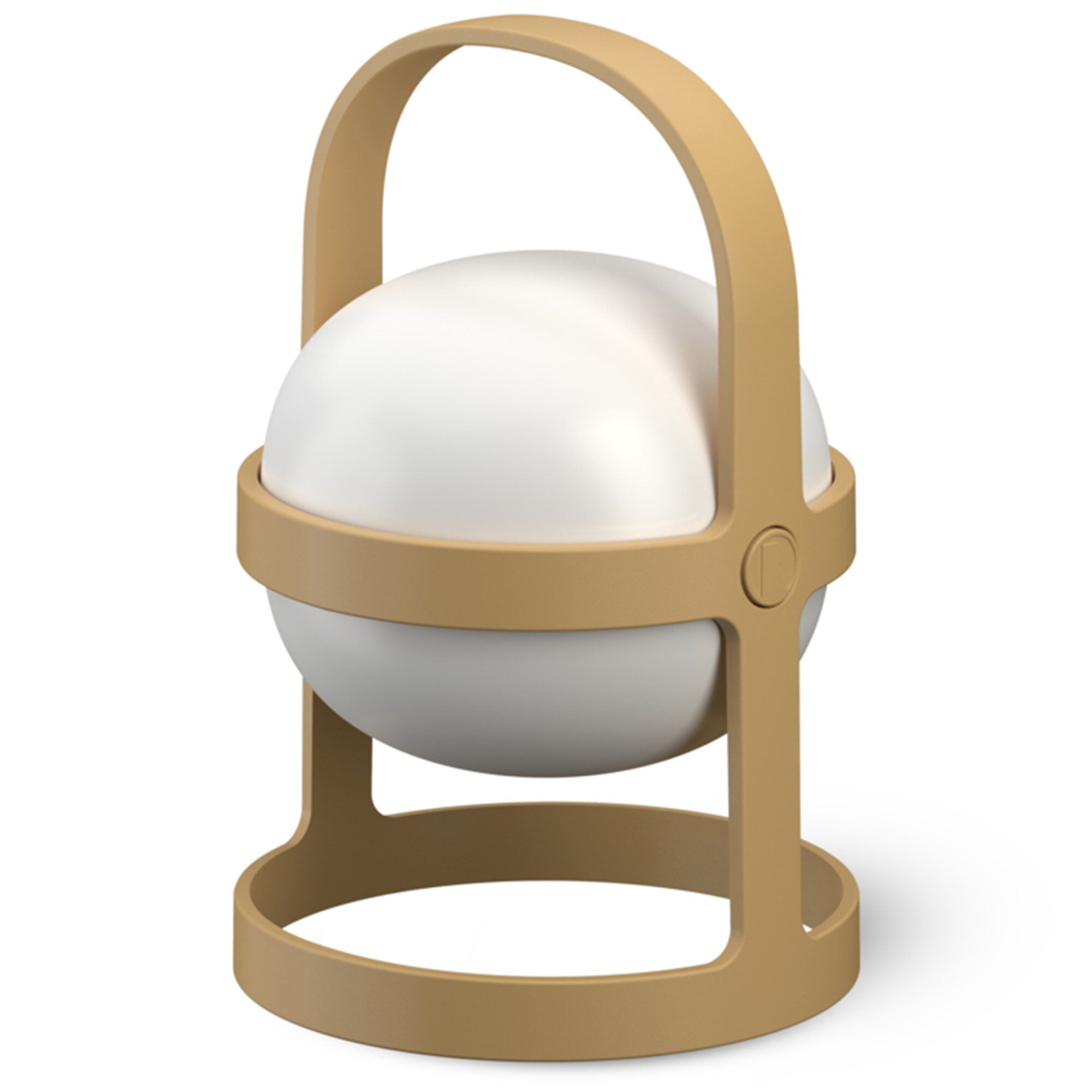 Soft Spot Solar Circular Lanterne 18 Cm Wheat