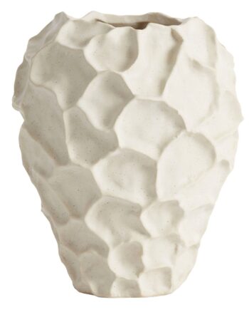 Soil Vase 21   Cm  Vanilje