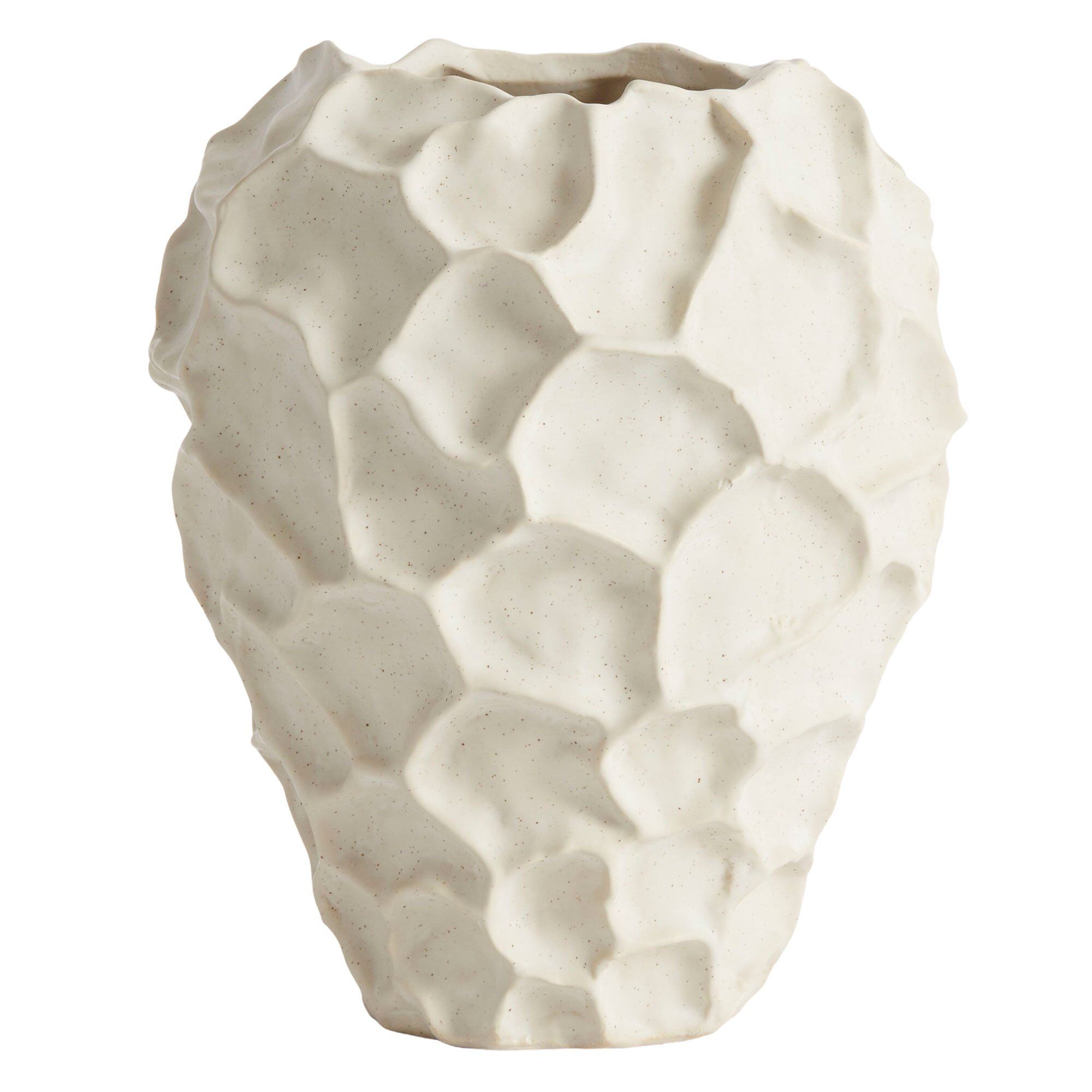Soil Vase 21 Cm Vanilje