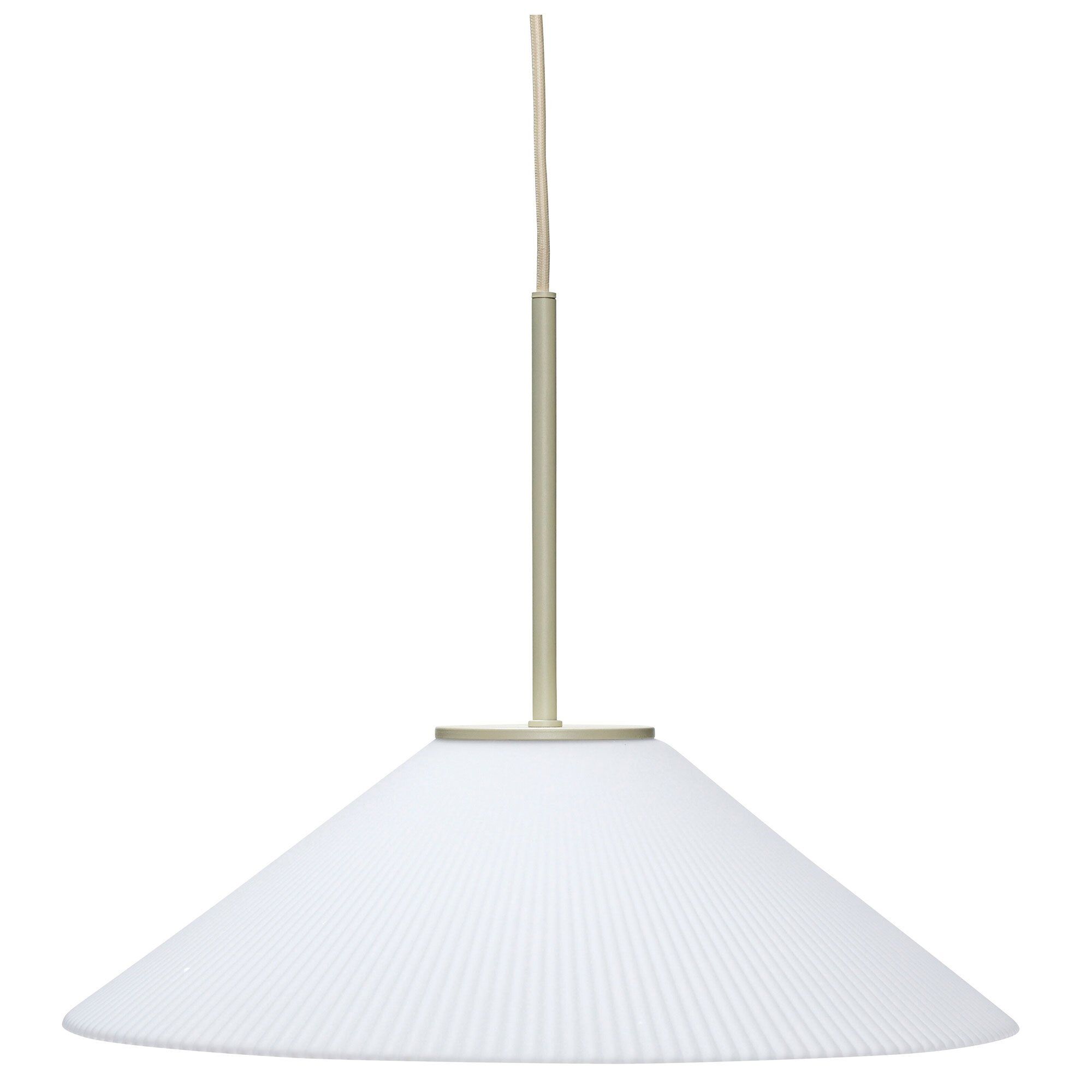 Solid Loftslampe 44 Cm Sand Hvid