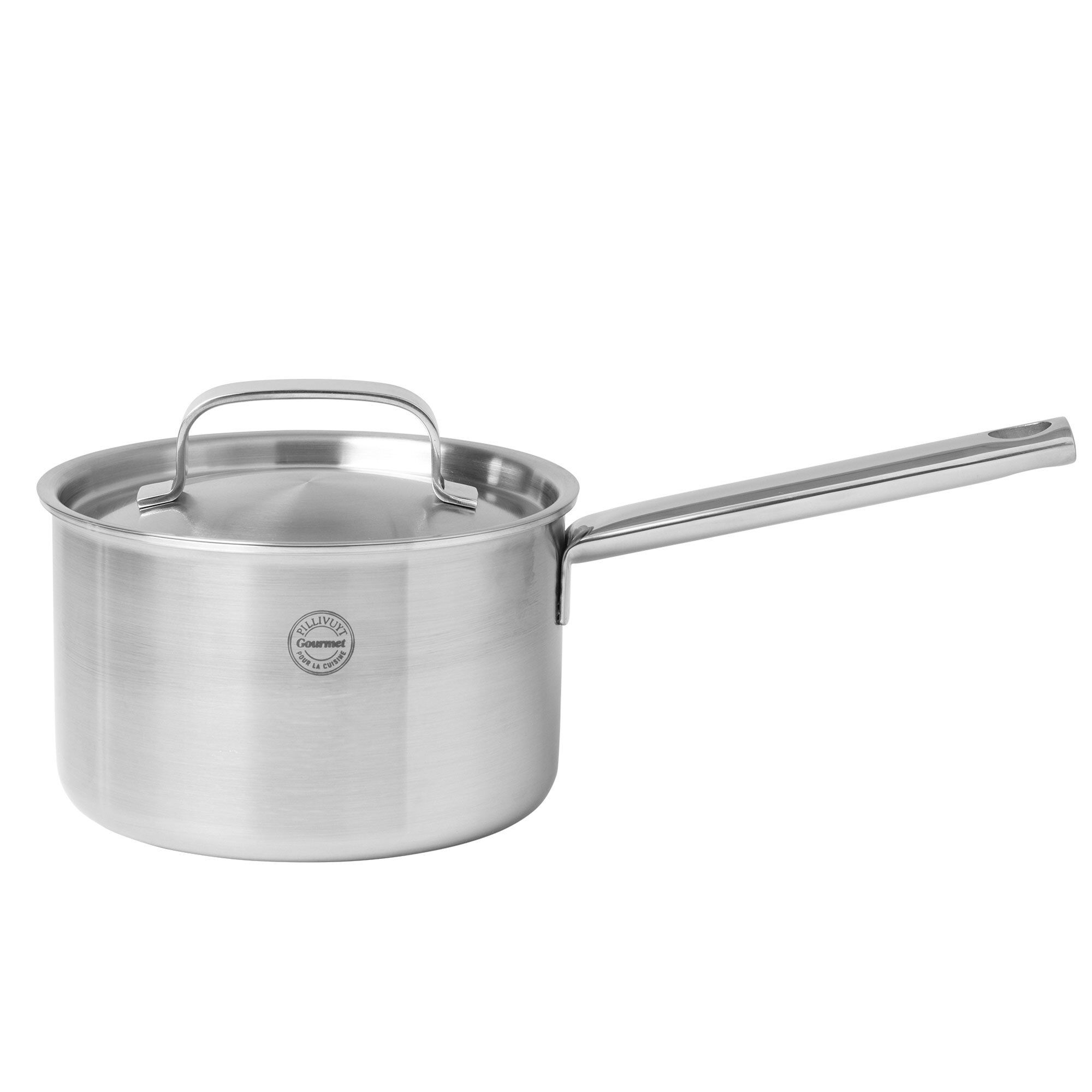 Somme Kasserolle Med Låg Liter Rustfrit Stål