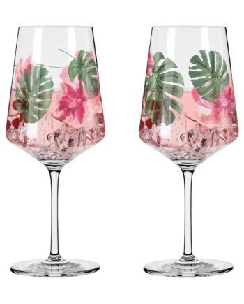 Sommersonett Monstera Vinglas    Stk