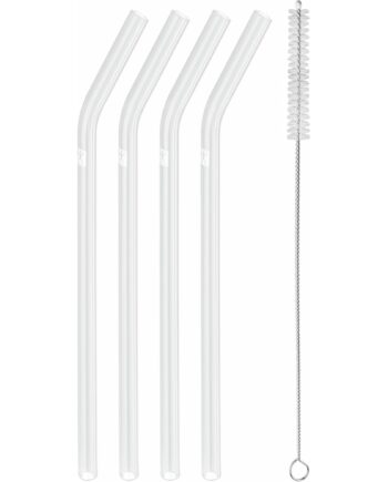 Sorrento Sugerør   Glas  23 Cm  Buet
