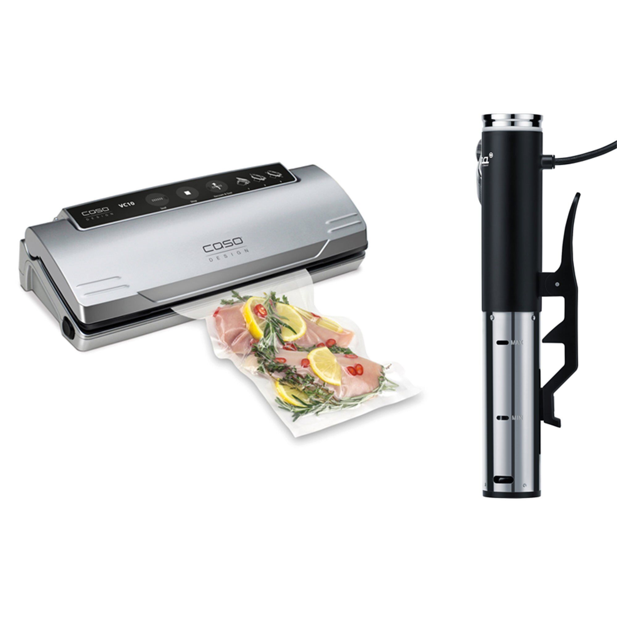 Sous Vide Sæt Cirkulator Og Vakuumpakker
