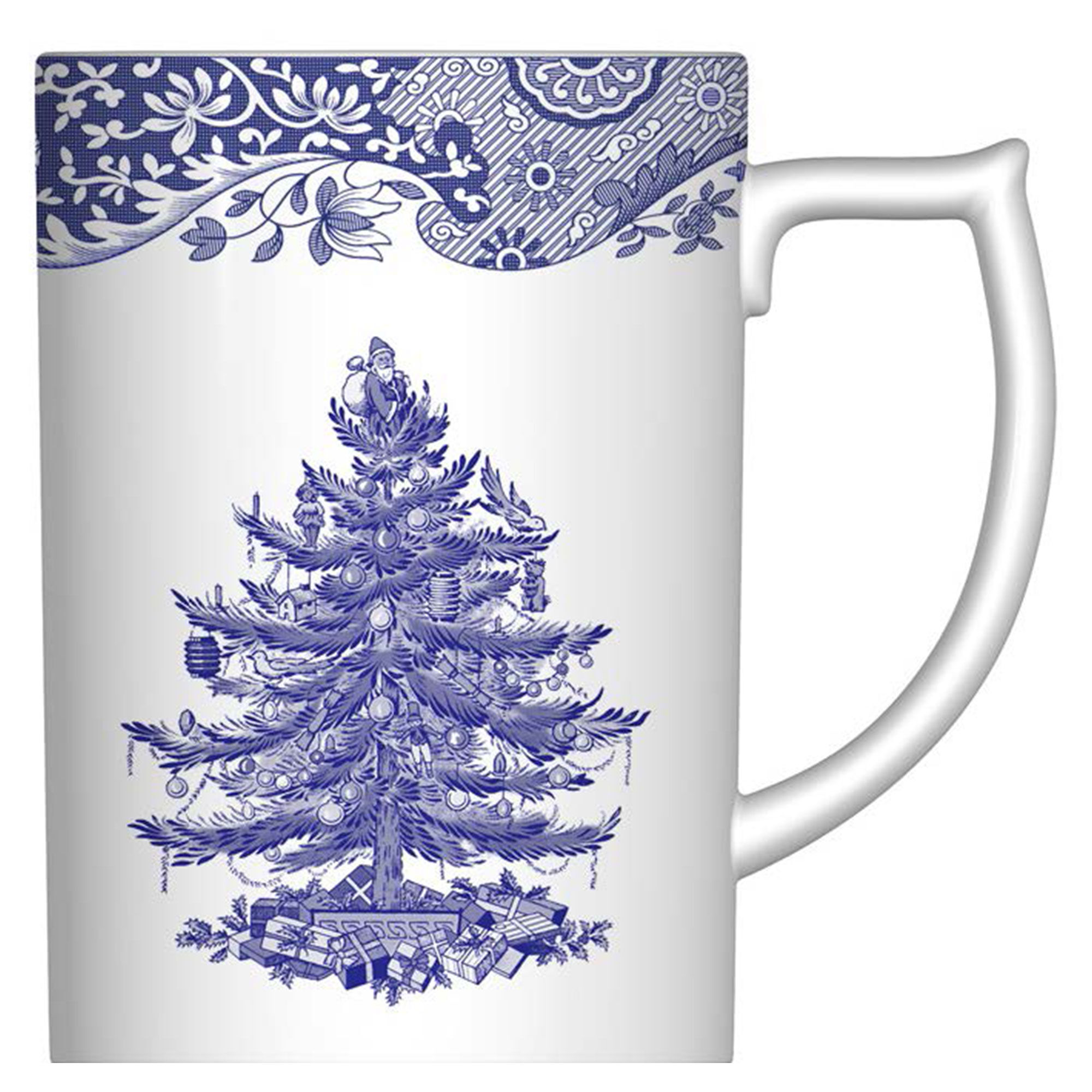 Spode Blue Italian Christmas Tree Krus 35 Cl