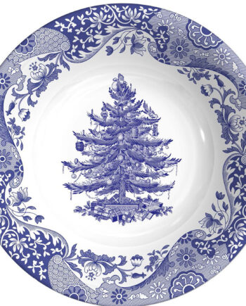 Spode Blue Italian Christmas Tree Skål 20 Cm