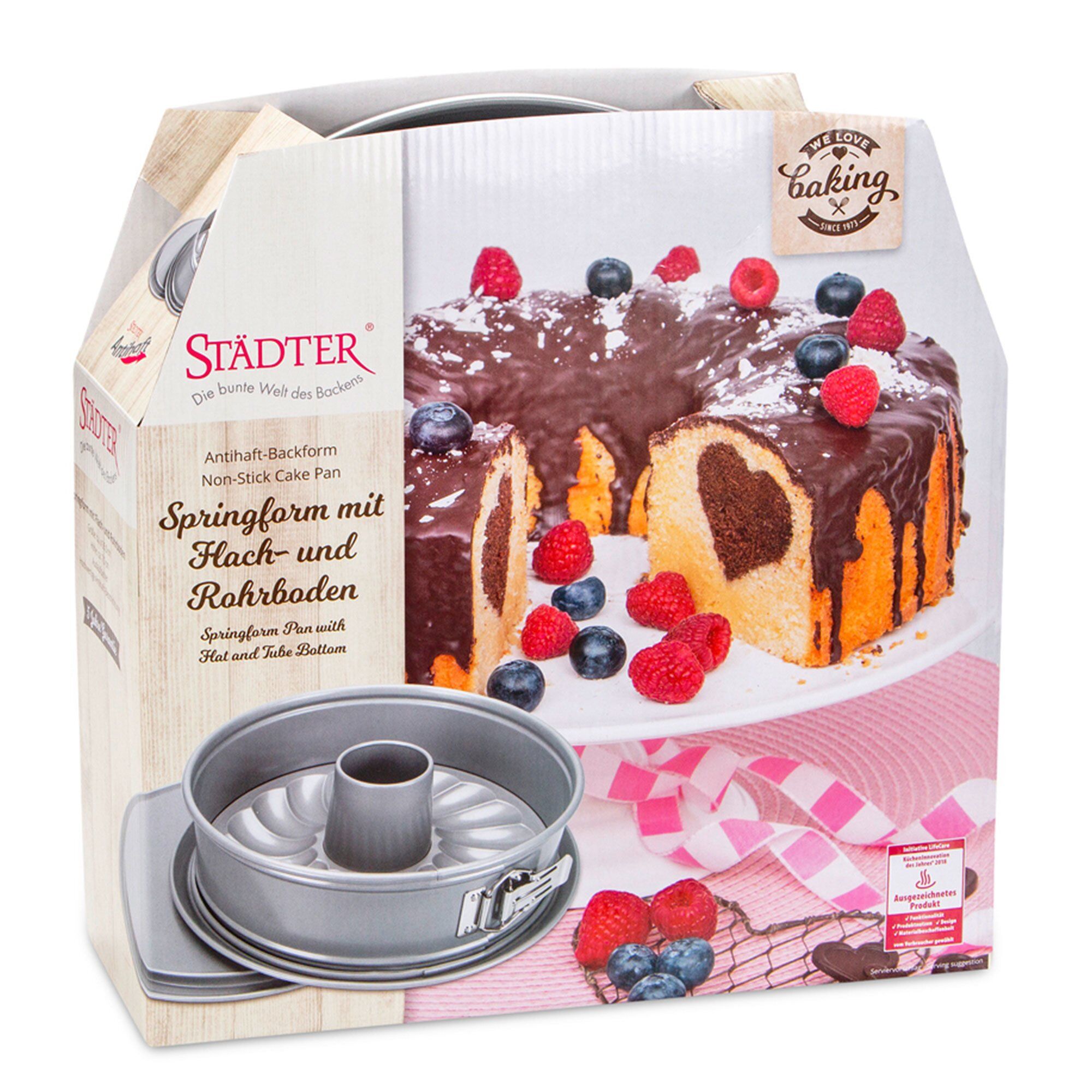 Springform Med Flad Formet Bund 26 Cm