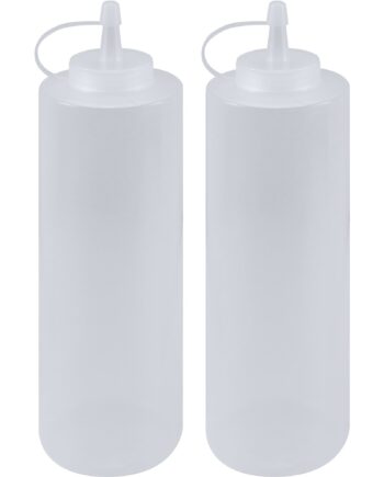 Squeeze Flaske Med Låg  -pak 700 Ml