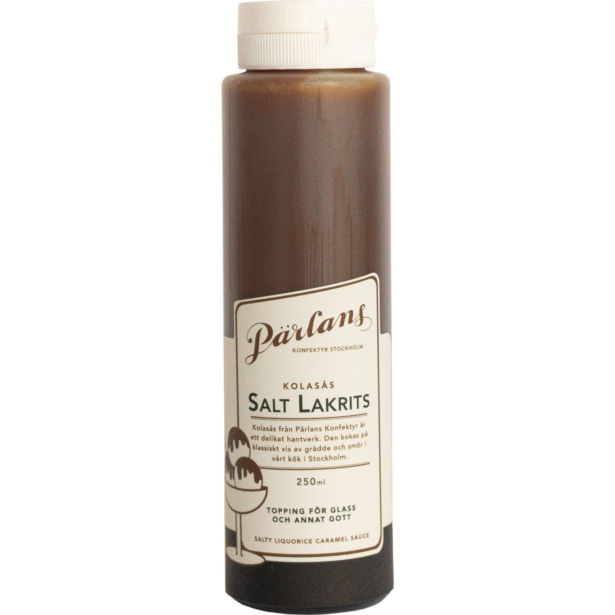 Squeeze Karamelsauce 250 Ml Saltlakrids