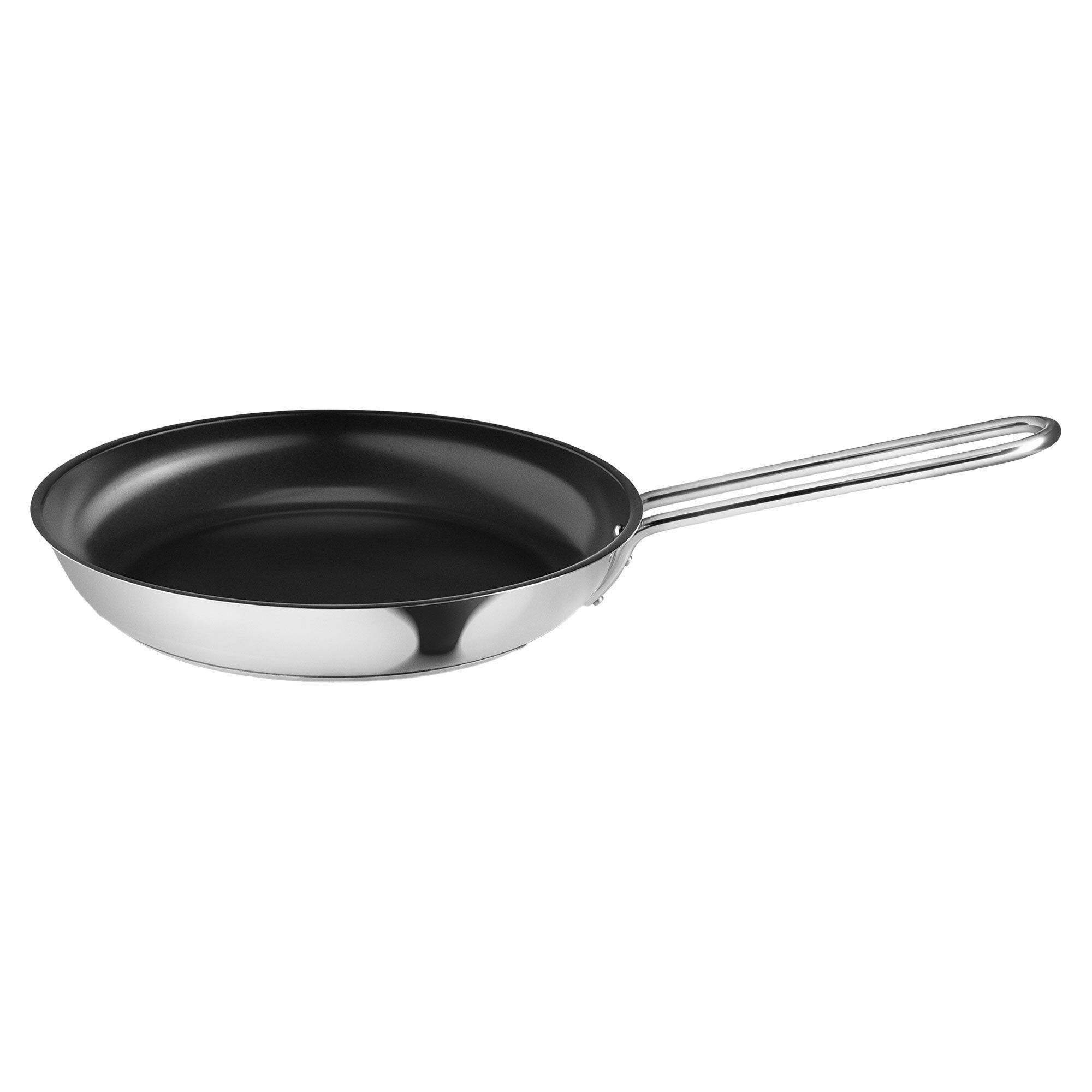 Stegepande Med Keramisk Slip-letâ 24 Cm Rustfrit Stål