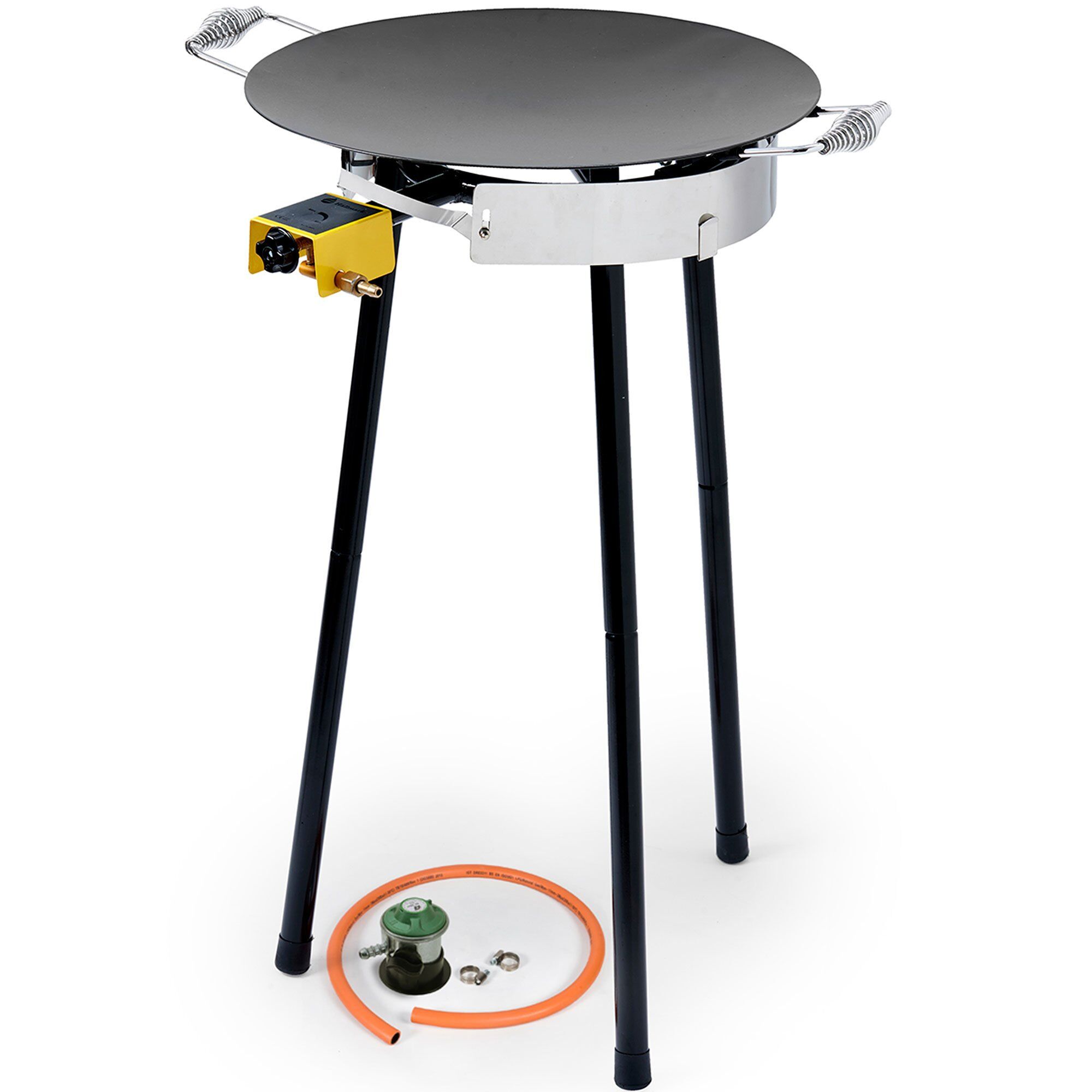 Stegeplade Med Gasbrænder 48 Cm