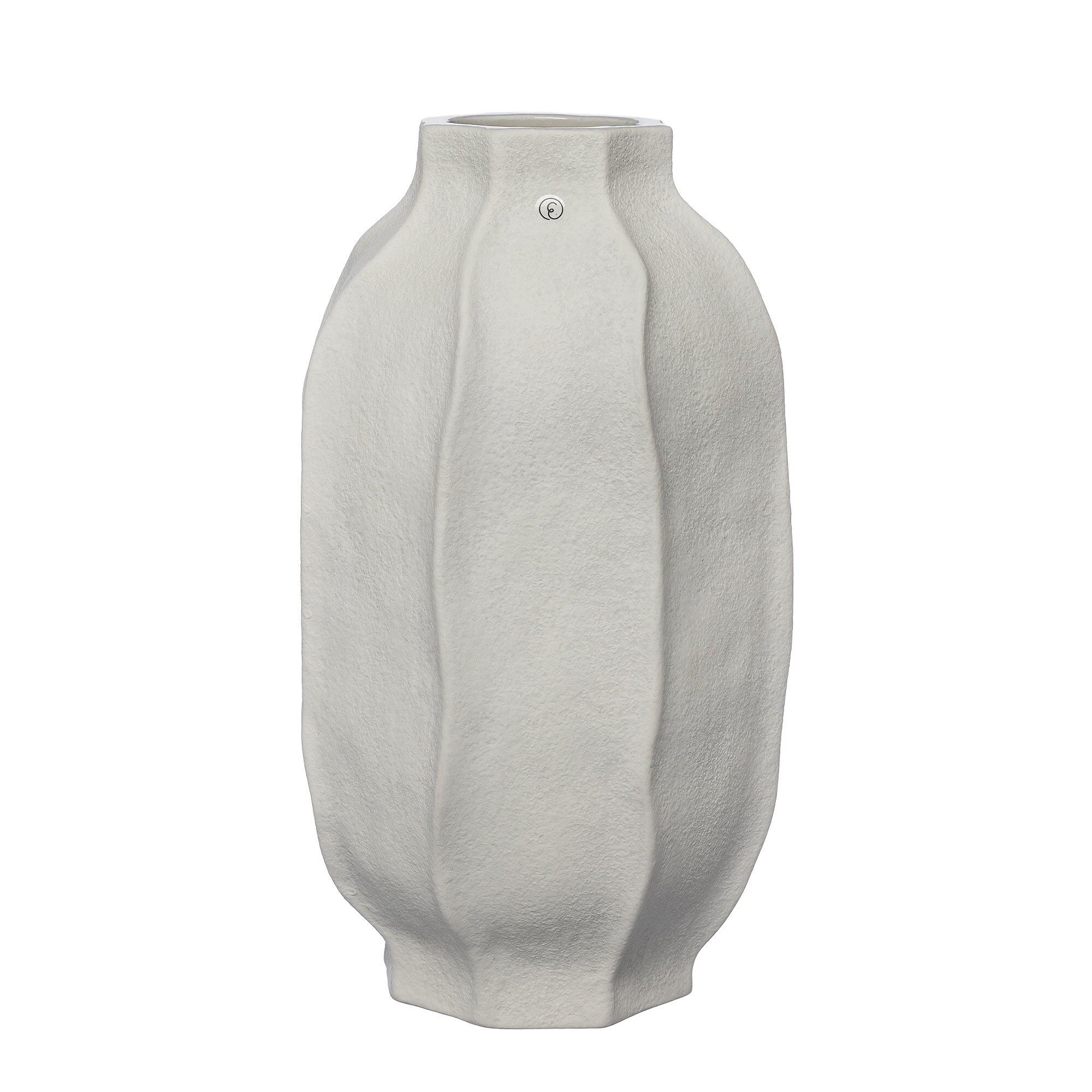 Stentøjsvase 30 Cm Naturhvid
