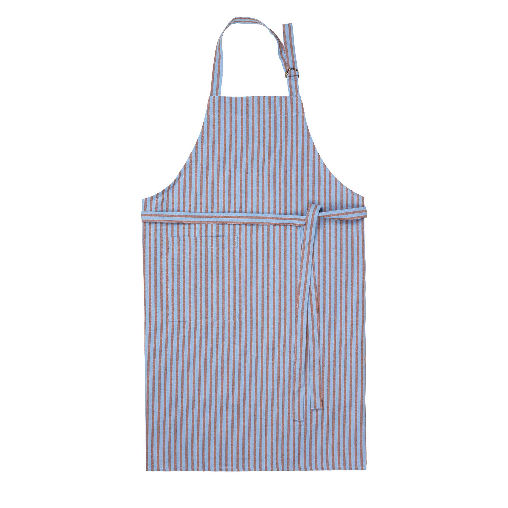 Stripes Forklæde Lilla Blå