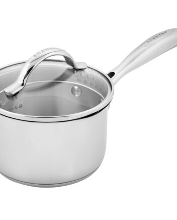 Sts Kasserolle Med Låg 14 Cm     Liter  Rustfrit Stål