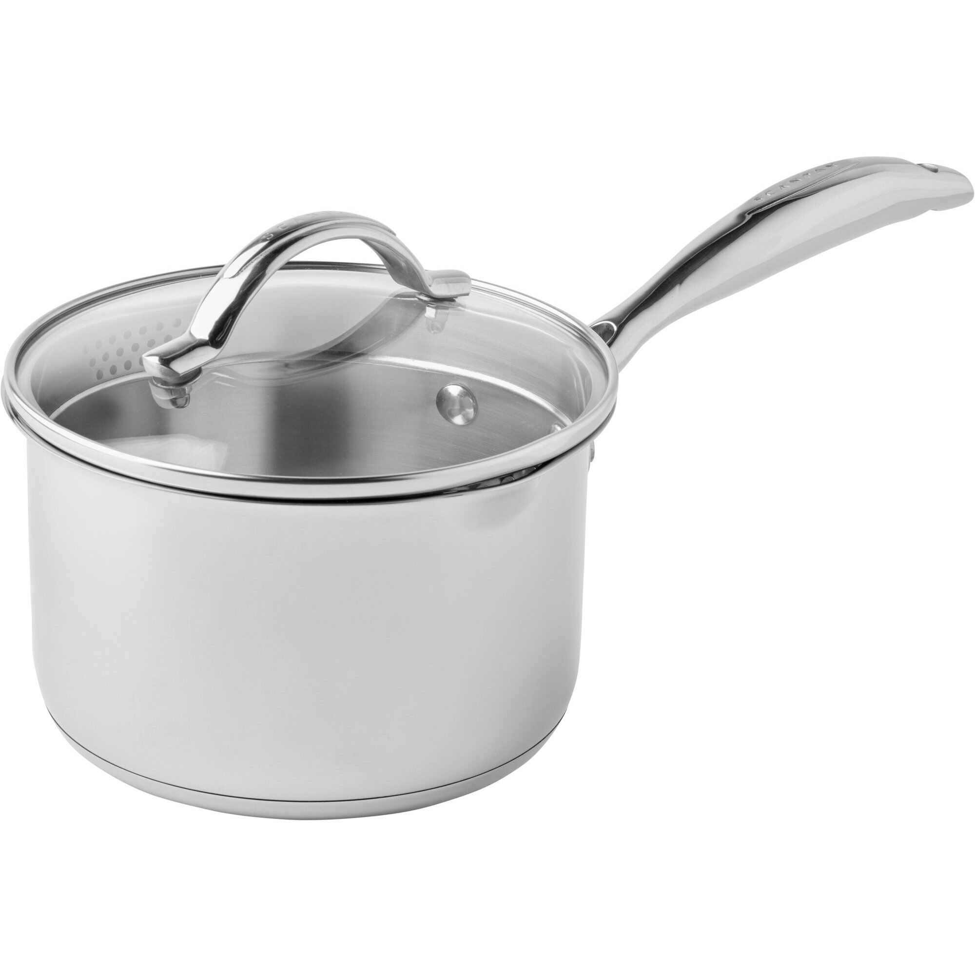 Sts Kasserolle Med Låg 16 Cm Liter Rustfrit Stål