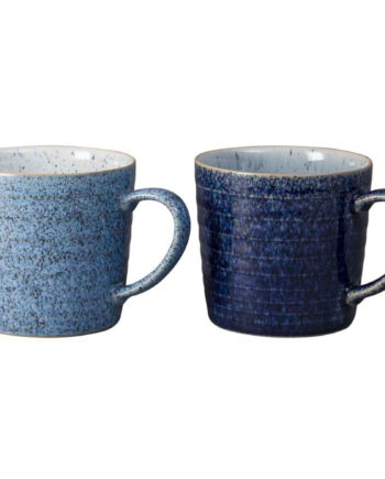 Studio Blue Ridged Mugg 40 Cl   -pack